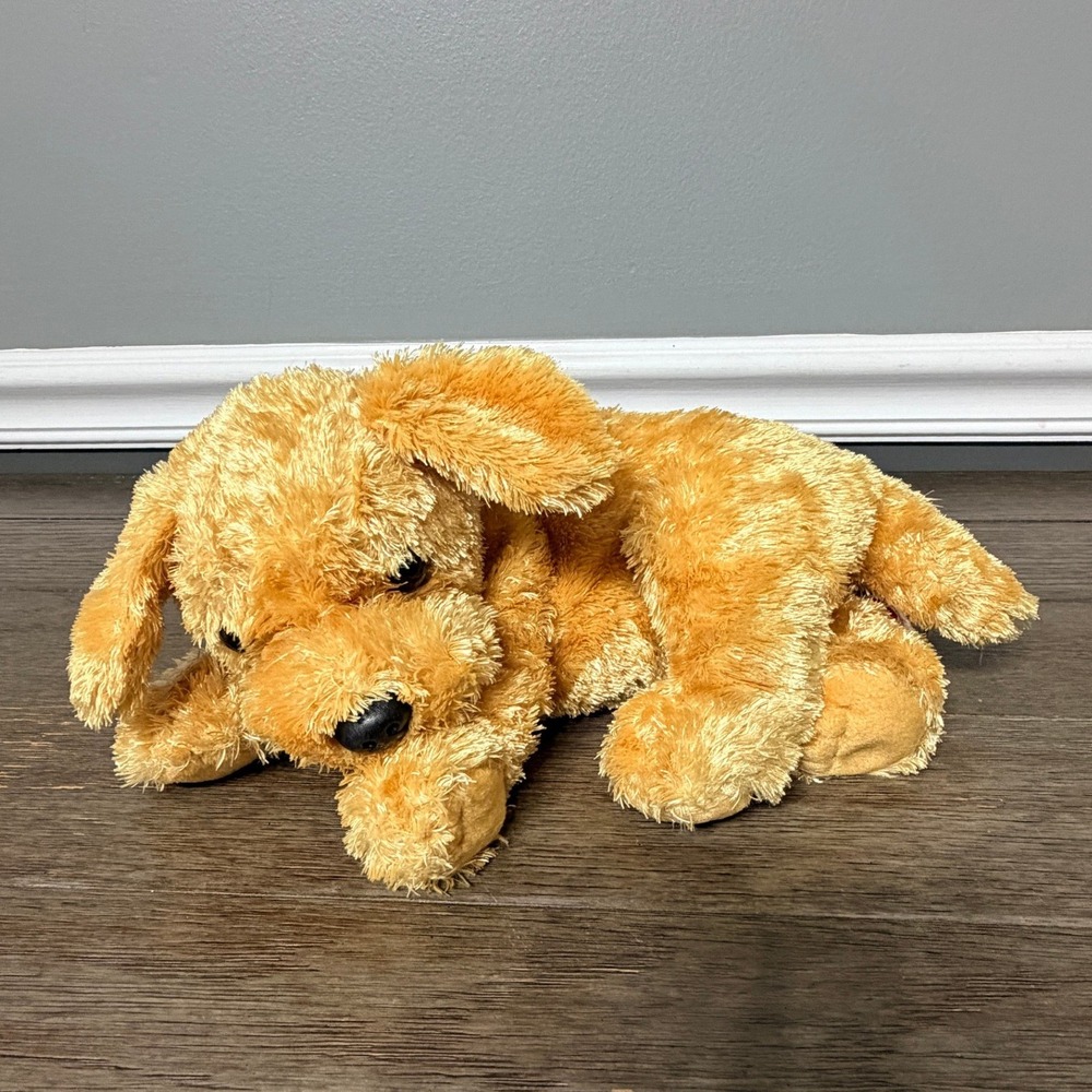 Vintage 2001 TySilk Beanie Buddies Skippy the Golden Retriever Plush NST